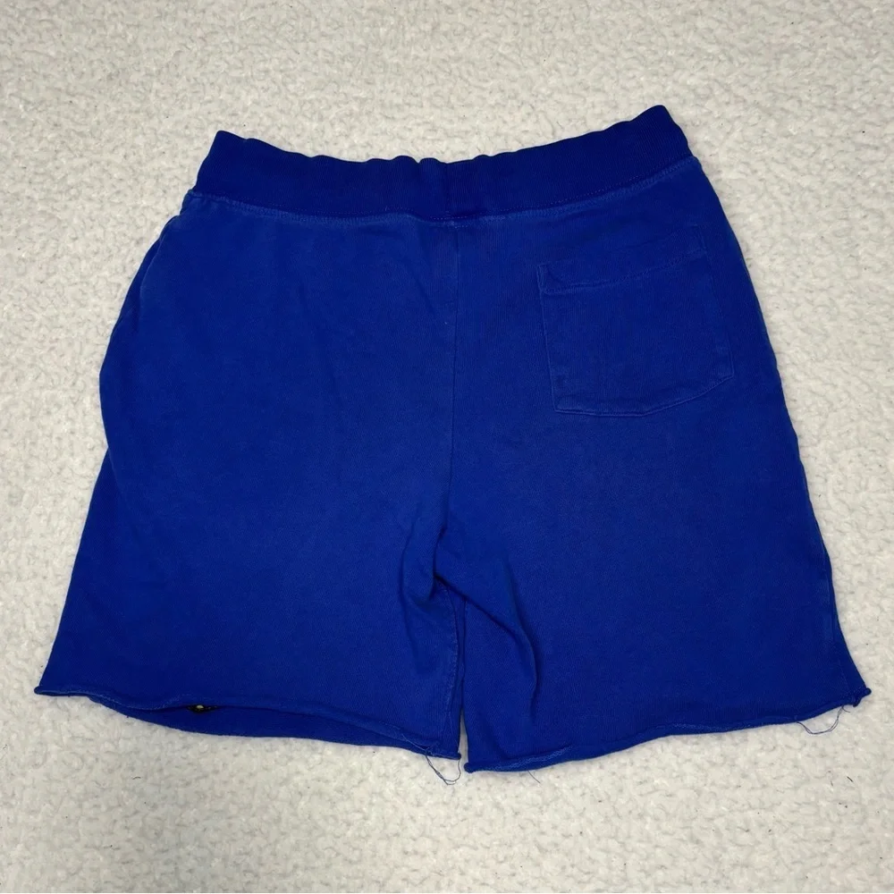 Polo Ralph Lauren Boys Blue Logo Fleece Cut Off Bermuda Shorts